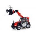 Chariot télescopique Manitou MLT625 avec fourche et pince à balles à l'échelle 1:32 Universal Hobbies UH2925