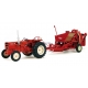 TRACTEUR RENAULT 551+GRIMME 7105