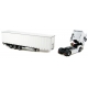 Scania R 730 + Remorque Krone Profi Liner - Blanc -