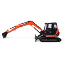 Mini-pelle Kubota KX080-4 à l'échelle 1:24 Universal Hobbies UH8102