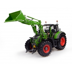 Universal Hobbies 1:32 Scale Fendt 722 Vario with front loader - "Nature Green" color Tractor Diecast Replica UH4975