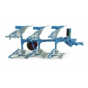 Universal Hobbies 1:32 Scale Lemken Opal 090 3 Furrow Reversible Plough Diecast Replica UH5262