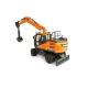 Doosan DX160W with 2 attachments : Tilting bucket & Clamshell bucket