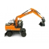 Doosan DX160W with 2 attachments : Tilting bucket & Clamshell bucket