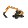 Doosan DX160W with 2 attachments : Tilting bucket & Clamshell bucket