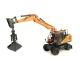 Doosan DX160W with 2 attachments : Tilting bucket & Clamshell bucket