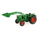 Universal Hobbies 1:32 Scale Deutz hr D60 05 - 2 WD with Front Loader Tractor Diecast Replica UH5254