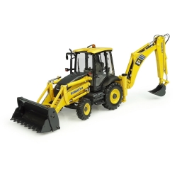 Universal Hobbies 1:50 Scale Komatsu WB93-R 2WD Backhoe Loader Diecast Replica UH8142