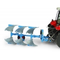 Universal Hobbies 1:32 Scale Lemken Opal 090 Reversible Plough Diecast Replica UH5279