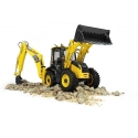 Tractopelle Komatsu WB97S-8 4WD à l'échelle 1:50 Universal Hobbies UH8139