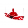 TRACTORBUMPER SAFETYWEIGHT 800 KG - ROUGE