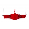 TRACTORBUMPER SAFETYWEIGHT 800 KG - ROUGE