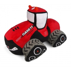 Jouet en peluche douce en forme de tracteur en forme de camion super  mignon, excellent cadeau pour enfants ou fête d'anniversaire, 30,5 cm  (rouge)