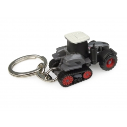 Universal Hobbies CLAAS Axion 960 Terra Trac - Gunmetal grey Tractor Metal Keychain UH5873