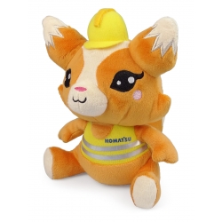 Peluche mascotte KOMATSU "Kitsune"