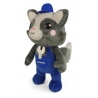 KOMATSU mascot "Tanuki" plush toy