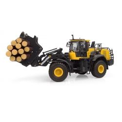 Chargeuse sur pneus Komatsu WA475-10 avec pince à grumes à l'échelle 1:50 Universal Hobbies UH8165