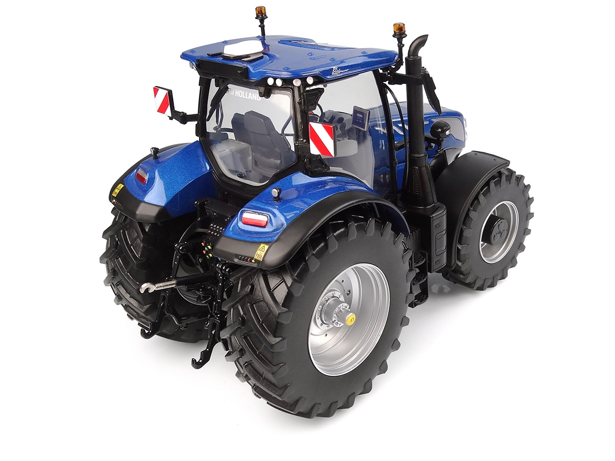 Tracteur New Holland T7.210 Blue Power Auto Command 2022 - Modèle Réduit 1/32, 132 Pièces, Métal - Collection - 2