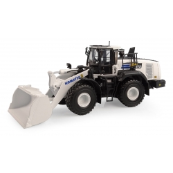 Universal Hobbies Komatsu WA475-10 - Version Blanche- à l'échelle 1/50 - Série limitée à 750 pièces UH8182